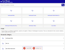Tablet Screenshot of kozysidecar.com